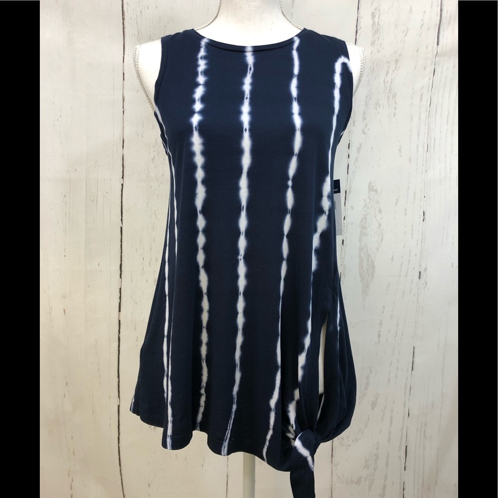 Chaps sleeveless side-tie top